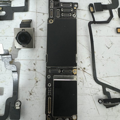 Apple iPhone XR 64GB logicboard parts set used with broken FaceID flex