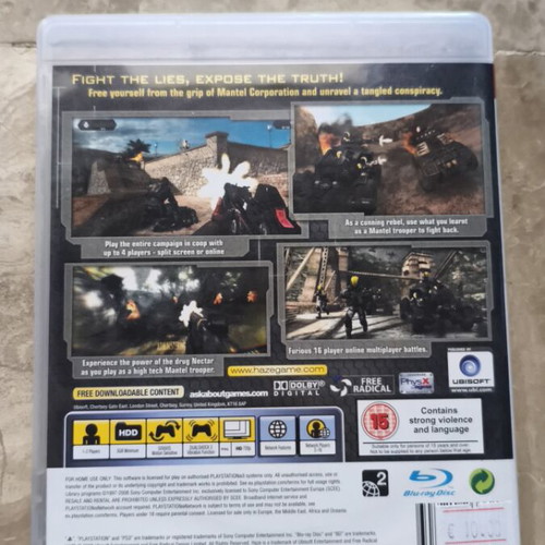 Haze PS3 used in excellent condition