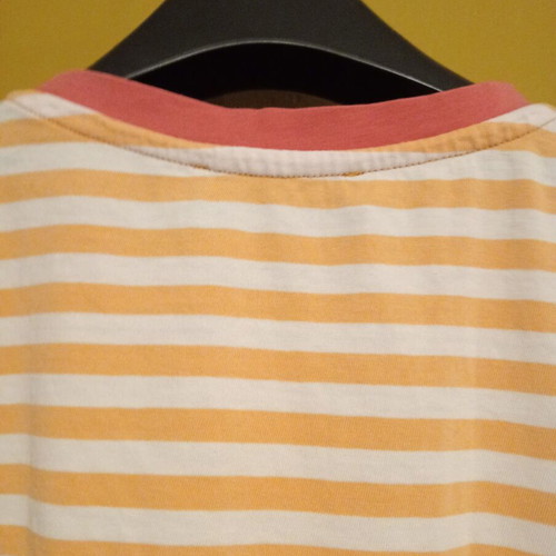 M&S Collection striped oversized T-shirt 100% cotton new