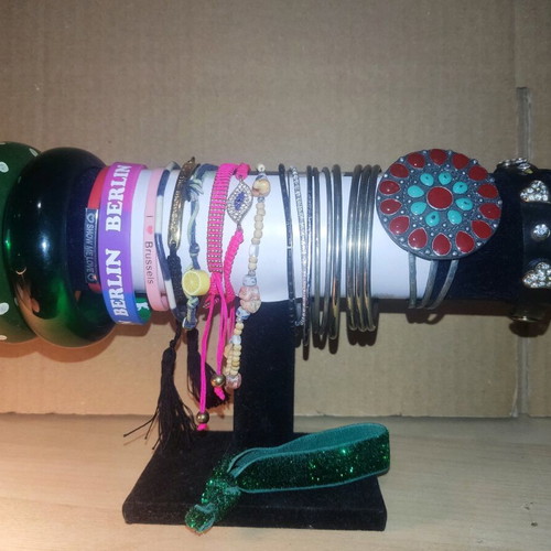 Boho jewellery box like new, multicolored