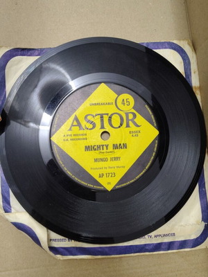 Mungo Jerry In The Summertime βινύλιο 45 στροφών μεταχειρισμένο, pop