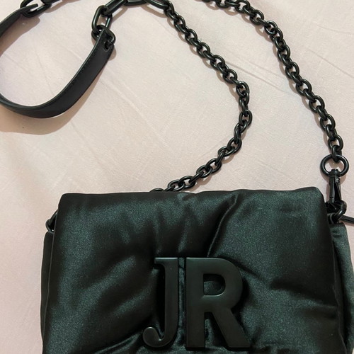 John Richmond crossbody bag new, black with JR logo