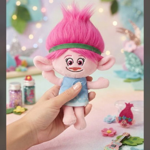 Poppy Trolls Band Together Squashy Podgie plush used