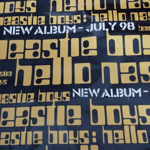 Αφίσα Beastie Boys Hello Nasty Promo μεταχειρισμένη