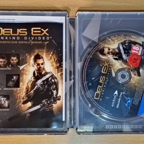 Deux Ex steelbook like new for Sony