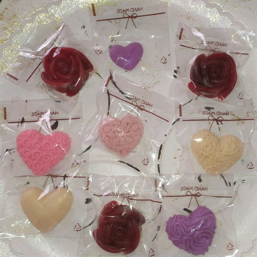 Handmade soaps new, pack of 9 pieces