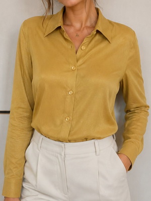 Paranoia women's shirt medium gold like new