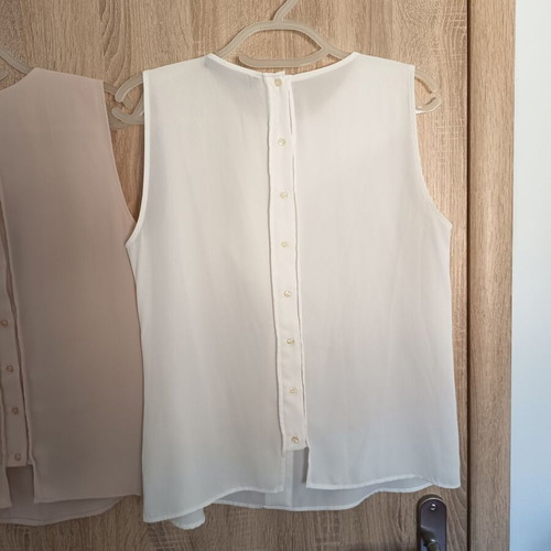 Zara 2 blouses size S like new, white and pink