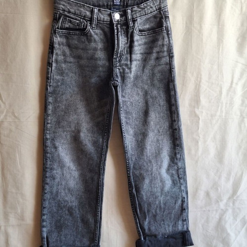 Gap Kids Grey Charcoal Straight Jeans for Girls 12 Years 150cm