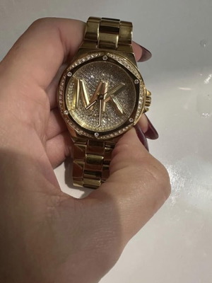 Michael Kors Lennox wristwatch used, gold women's