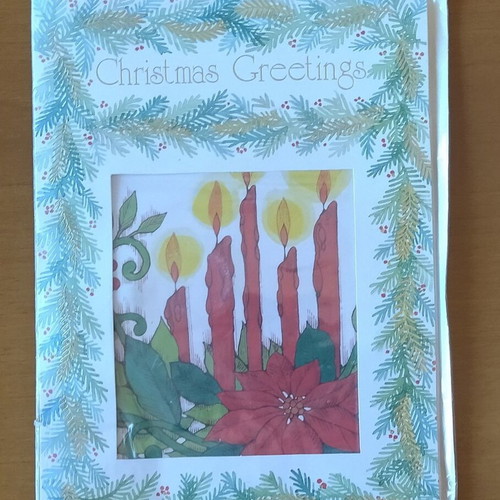 Christmas cards new, set of 4 pieces