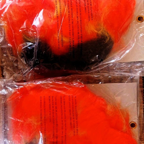 Carnival wigs with devil horns