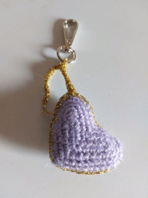 Handmade knitted keychain new