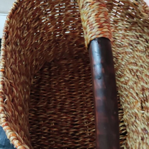 Wicker basket like new for decoration