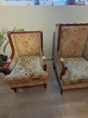 Armchair like new, solid wood