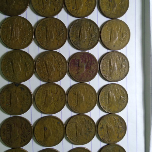 Lot of 30 Mexican coins used