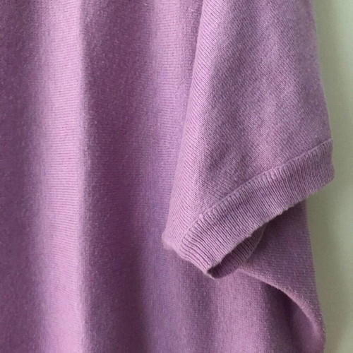 DKNY Lilac Short Sleeve Cardigan One Size like new