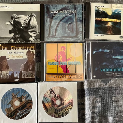 CD & DVD collection used, pack of 20, rock jazz alternative