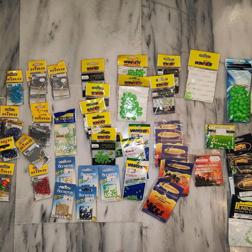 Fishing beads new, assorted