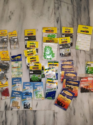 Fishing beads new, assorted