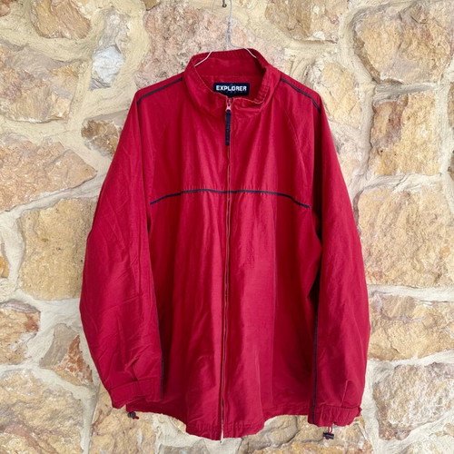 Men's summer windbreaker jacket XL red like new
