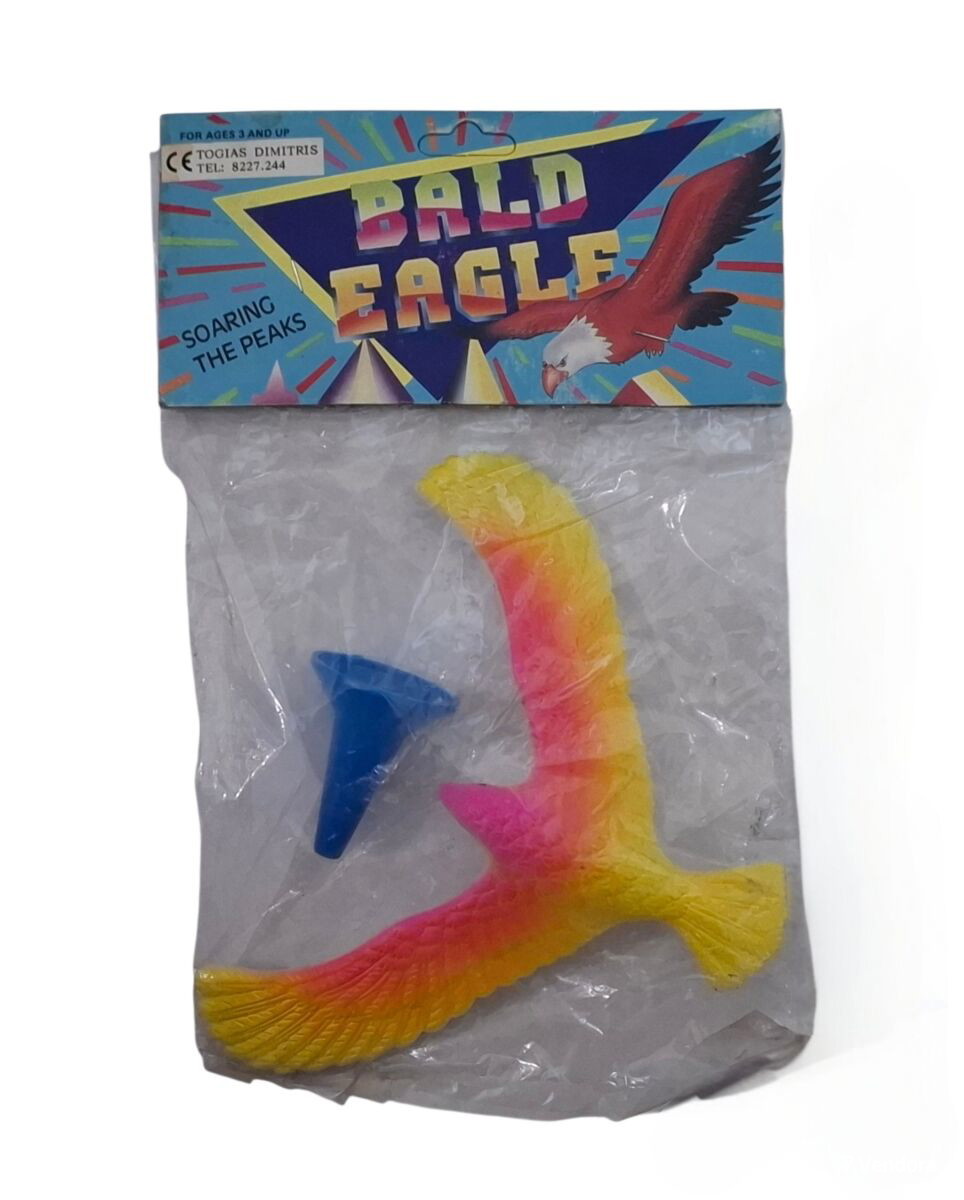balancing bird toy 90s Vintage Bald Eagle Plastic Balance Toy… € 10,00