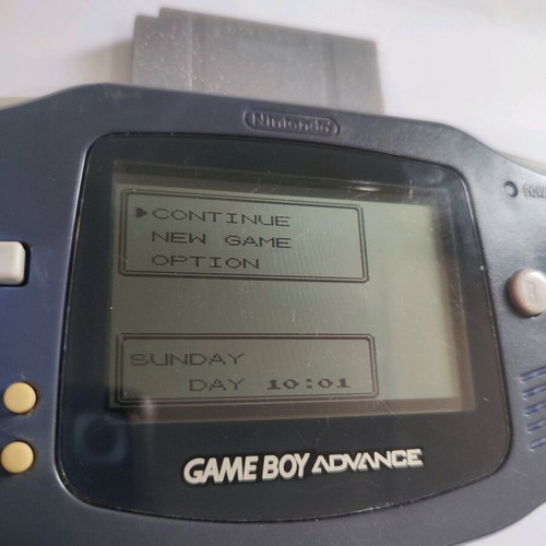 Silver Pokemon Game Boy Advance cartridge used, functional