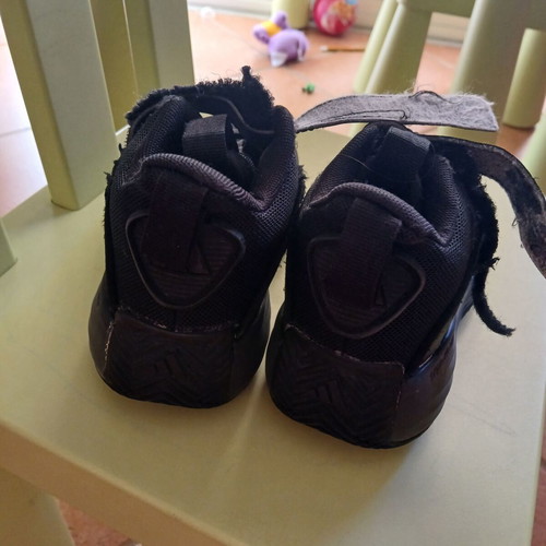 Adidas basketball shoes size 30 used, black