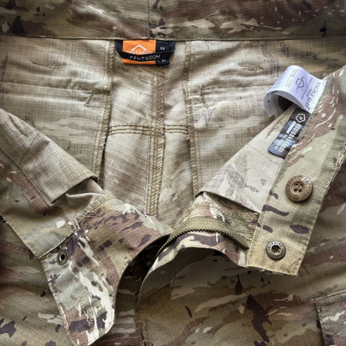 Pentagon BDU 2.0 Pentacamo military pants, men's size 38 W 81 L
