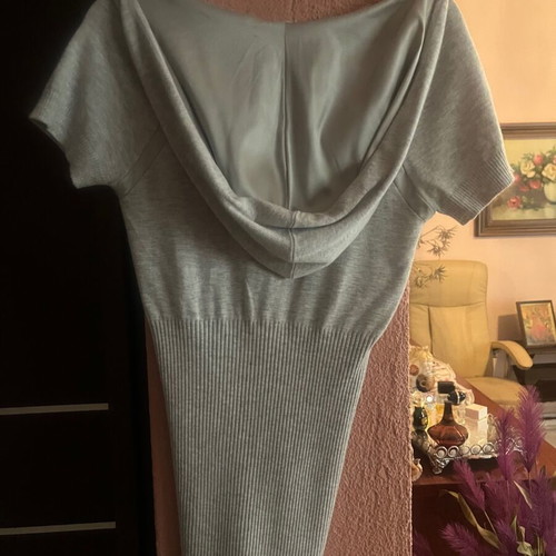 Guess ribbed jacket new, grey, size M