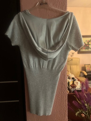 Guess ribbed jacket new, grey, size M