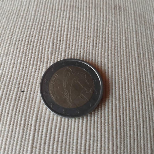 Commemorative 2 Euro Coin Croatia used