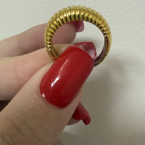Loisir golden vintage iconic chic ring made of S925 silver, like new