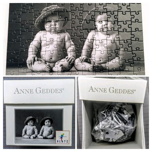 Anne Geddes black and white puzzle 111 pieces 21x29 cm new