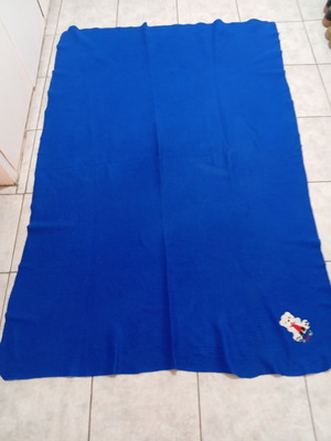 Children's fleece blanket, blue, 1.70x1.20 m