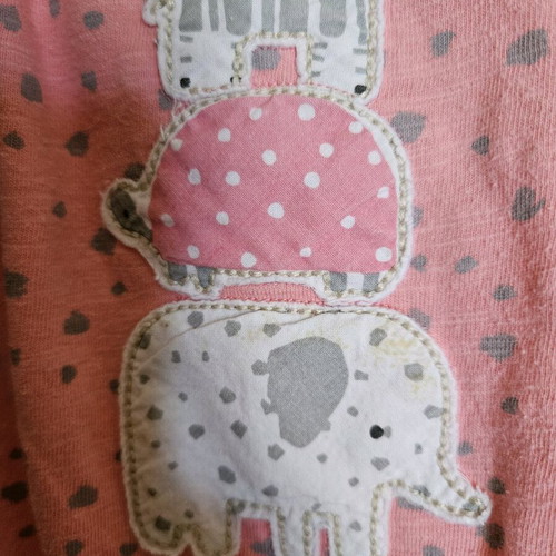 Mothercare baby rompers used 6-9 months for girl, 100% cotton