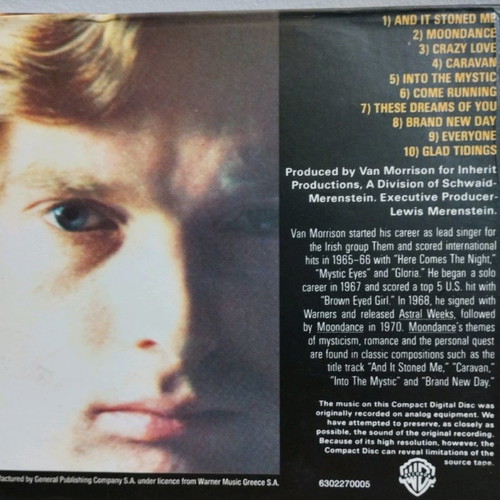 Van Morrison Moondance CD used, rock
