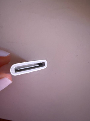 30 Pin to Lightning adaptor used