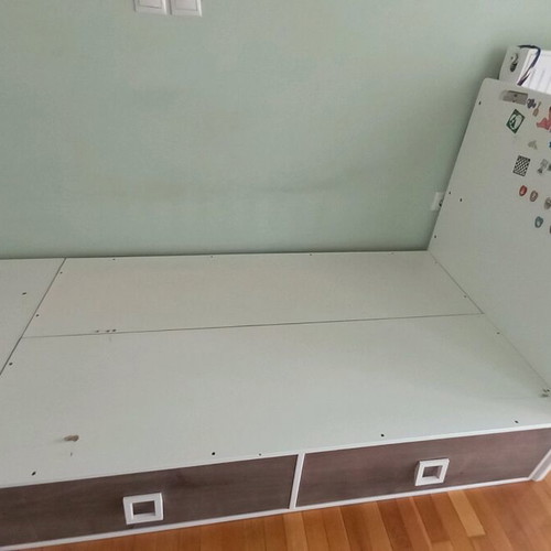Children's bed used 1.90×0.84 with 3 drawers and storage space