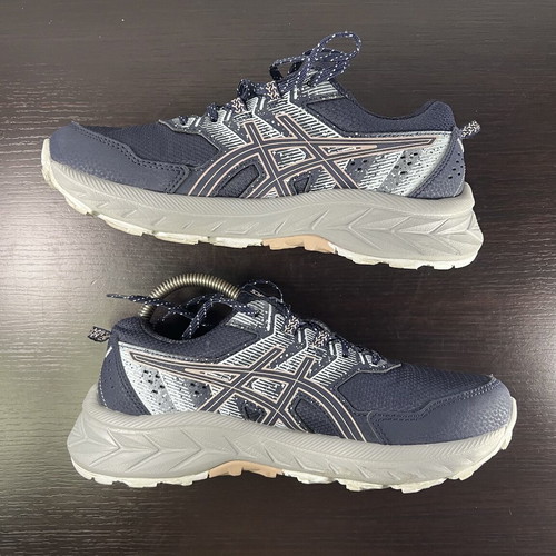 Asics Trail Running Shoes Navy Blue Grey Women's EU 39