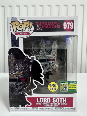 DnD Lord Soth SDCC επίσημη φιγούρα Funko Pop βινυλίου