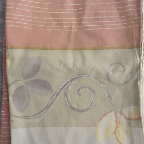 Cotton single bed sheet set like new, size 1.50x2.40m with pillowcase