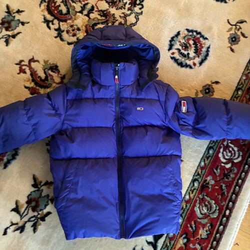 Tommy Jeans puffer jacket like new, size XS, purple