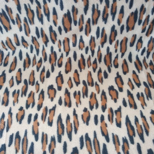 Leopard Throw Blanket like new, thin, 180x220 cm