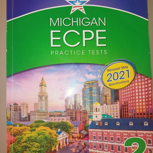 Michigan ECPE Practice Tests 2 Student's Book like new 2021 edition