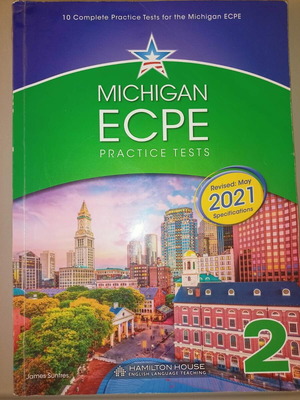 Michigan ECPE Practice Tests 2 Student's Book like new 2021 edition