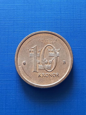 Sweden 10 Kronor 2002 coin like new