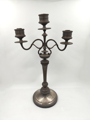 Christofle silver-plated candelabra used