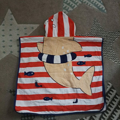 Mayoral Poncho Bath Towel like new, baby boy