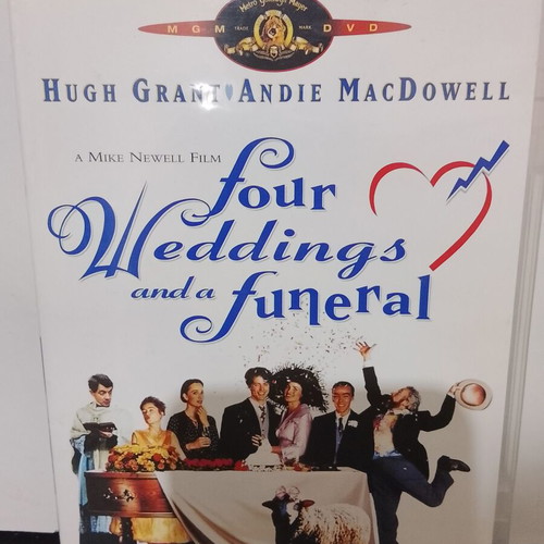 Four Weddings and a Funeral DVD used with Greek subtitles